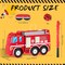 Fire Truck Piñata with Hanging Loop Blindfold Bat and Confetti Filler for Kids Boys Firefighter Firetruck Theme Birthday Party Decorations Supplies
